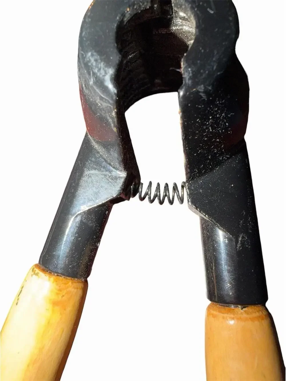 Vintage Nutcracker with Yellow Handles